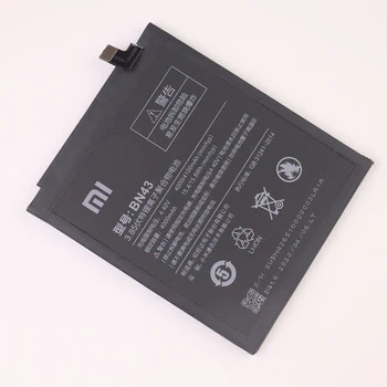 Oprindelige Udskiftning Mobiltelefon Batteri 4000mAh BN43 For Xiaomi Redmi Bemærk, 4X / Note 4 globale Snapdragon 625 Telefonens Batteri