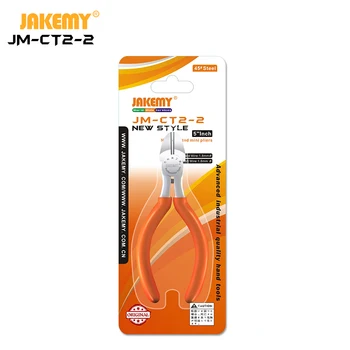 JAKEMY JM-CT2-2 Hot Sælger Mini Tænger Hånd af 5 Tommer Diagonal Skære Tænger med Gummi Håndtag for Wire Opskæring DIY Reparation