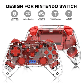 Trådløs Bluetooth-Gamepad Til Nintendo Skifte Pro NS-Skifte Pro Game Controller Joysticket For at Skifte Konsol Med 6-Akset Håndtag