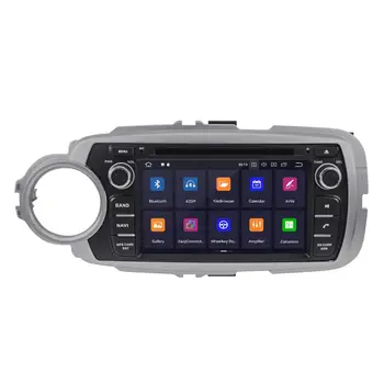 2 din 2012 2013 For Toyota Yaris Android 10 multimedia-afspiller, video, audio Radio GPS-navigation hovedenheden auto stereo