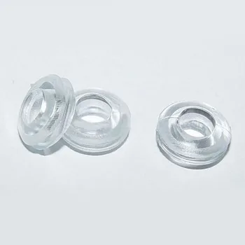 5 6 8mm Gennemsigtig grommet machine wire ring,dobbelt side,klar,LED-belysning toy DIY spole protector metal outlet tilfælde plade
