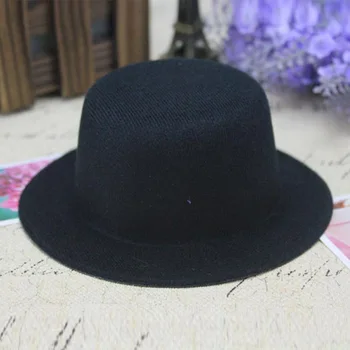 10stk/masse Mini Top Hat til Børn Fascinator Øjne, Hat Base Solid Mand Kvinder Høne Part Dans Hat DIY Håndværk Medaljon