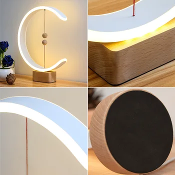 Et moderne Skrivebord Undersøgelse Værelse LED Dekorative Nightlight Bord Lys Magnetisk Ophæng Hjem 3000K Fødselsdag Gave Sovesal Balance Lampe