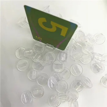100 stk Kortet Base for brætspil Børn Kort Plast Stå Indehaveren Vildt Tilbehør