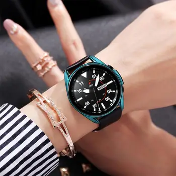 TPU Cover taske Til Samsung Galaxy Watch3 41mm 45 mm urkasse For Galaxy Watch3 Smart Ur Tilbehør Beskyttende Kofanger Shell