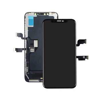 1stk Grade AAA-LCD Til Iphone X OLED-AMOLED LCD-Glas Fuld Montering Til IPhone X Touch Skærmen Erstatning LCD-Kold Ramme