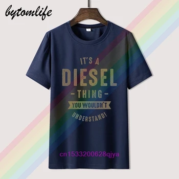 Det er En Diesel-Ting T-Shirt Mænd er Sommer Sort Bomuld Korte Ærmer Populære Normal t-Shirts Toppe Tee Unisex