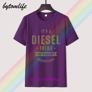 Det er En Diesel-Ting T-Shirt Mænd er Sommer Sort Bomuld Korte Ærmer Populære Normal t-Shirts Toppe Tee Unisex