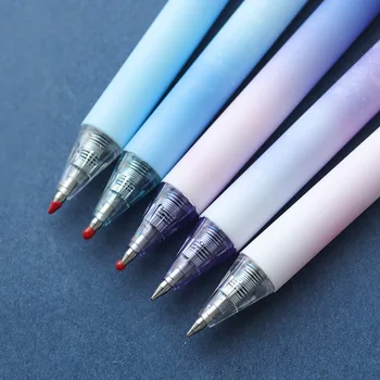 36 stk/masse stjernehimmel gel penne til at skrive Søde 0,5 mm sort blæk neutral pen Papirvarer Salgsfremmende Gave skole kontorartikler