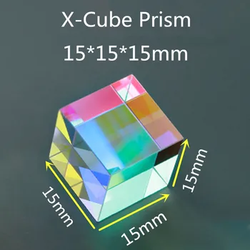 15x15x15mm 15*15*15mm X-K9-Cube Prisme, Linse For Fysiske Eksperimenter og projektor