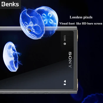 Benks Hærdet Glas Screen Protector Film Til Sony Walkman NWZ-ZX500 ZX505 ZX507