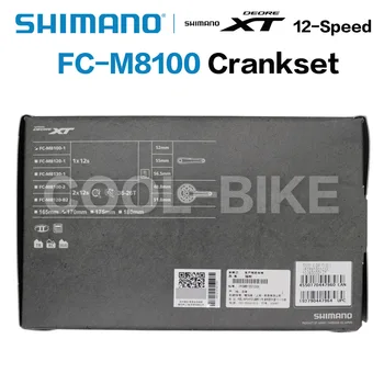 Shimano Deore XT FC M8100 Krank 1x12 hastighed MTB Håndsving Sat FC-M8100-1 170 mm 175 mm