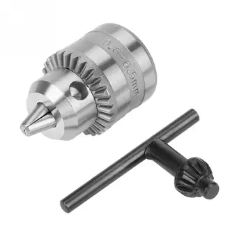 Vandtæt Elektrisk boremaskine chuck 0.6-6.5 mm Mini Type Nøgle Borepatron med Chuck-Tasten for El-Boremaskine