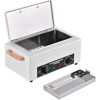Søm Sterilisator NV-210 Sterilisation med Tør Varme, Høj Temperatur Desinfektion Box Til Manicure Salon Udstyr Søm Metal For