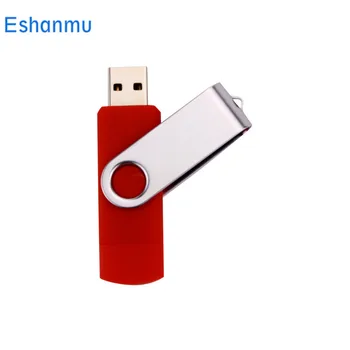 Nyt Design Eshanmu USB-Flash-Drev Swviel Eksterne Pen drive 32GB, 64GB 16GB 4GB 8GB god kvalitet Nøgler Kreative pendrive
