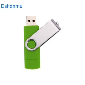 Nyt Design Eshanmu USB-Flash-Drev Swviel Eksterne Pen drive 32GB, 64GB 16GB 4GB 8GB god kvalitet Nøgler Kreative pendrive
