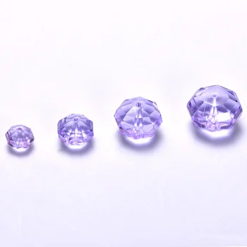 100PCS 8*10MM Østrig Krystal Perle Rondelle Løs Facetteret Glas Afstandsstykker Perler for Mode Smykker at Gøre