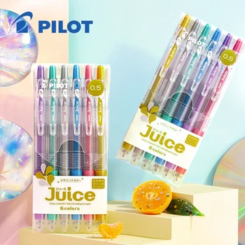 PILOT Juice Color Gel Pen Juice Up Classic 0.5mm 0.38mm Press Water-based Pen LJU-10EF Hand Account Student Candy Color