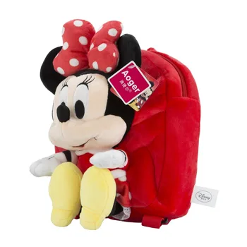 30 cm Disney Mickey, Minnie Mouse piger Plys Rygsække søde Udstoppede Dyr, legetøj drenge Stich Plys Rygsæk School Taske børn gave