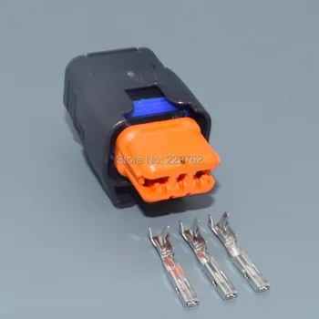 Shhworldsea 3-bens bil plasthus plug auto ledningsnet kabel-auto-stik kvindelige auto elektrisk tilbehør 13847082