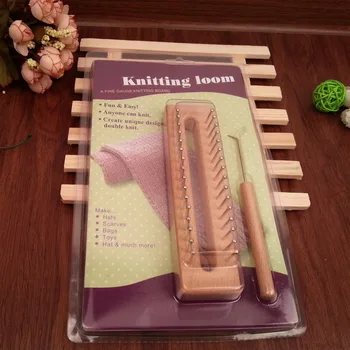 Gratis Forsendelse Træ Bord knitting loom let vævning af håndlavede kunsthåndværk, håndarbejde