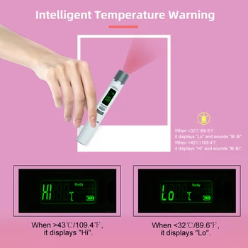 1S Hurtig Test Måling Termometro Infrarojo Digital Termometer Hygrometer Temperatur Pistol Temperatur Måler