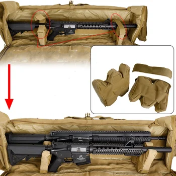 M249 Taktiske Pistolen Posen 100cm Militære CS Skydning Jagt Rygsæk Airsoft dobbeltriffel Beskyttelse Sag Regnskabsmæssige Skulder Tasker