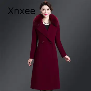 2020Winter Kvinder Elegante Slanke Stor Størrelse Pels i Høj Kvalitet Streetwear koreansk Stil Frakke 5xl