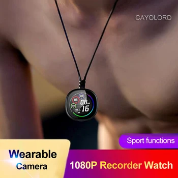 Fantastisk Halskæde Bærbare Kamera, 1080P HD Video-Stemme Lyd-Optager Farve Se Smart band Armbånd Cam