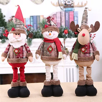 Glædelig Jul Julegave Santa Claus Snemand Pynt Dukke Hjem Christmas Tree Dekoration Børn Julegaver Toy