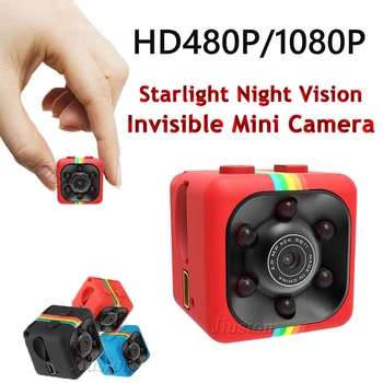 HD 480P/1080P SQ11 Mini Kamera Espia Oculta Night Vision Mikro Lille Hemmelig Lomme Kamera Gizli Kamera Skjult Støtte TF Kort