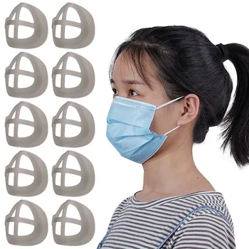 10stk Innermask 3D Face Masker Beslag Munden Separate Indvendige Stand Holder pusterum Indre Beslag Maskers Støtte маска