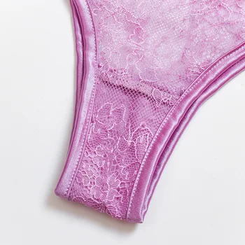 Echonight Lingeri Lace Kvinder ' s Underwear Push-Up-Transparent Bh-Sæt Lilla Lenceria Bh og Trusse Sæt Erotisk Lingeri Sæt