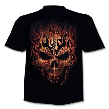 2020 Ny Falsk Jakke Print T-Shirt Kraniet 3d-T-Shirt Sommer Trendy kortærmet T-Shirt Top Mænd/Kvinder kortærmet Top