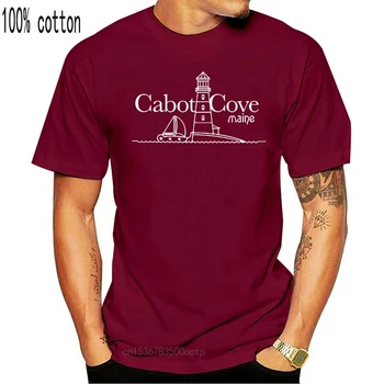 Cabot Cove , Maine T - Shirt Mord, Hun Skrev T-Shirt Makabre Cabot Cove Maine Retro-Tv Mysterium Firserne 80'erne, 1980'erne