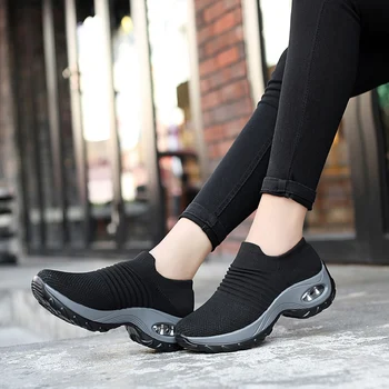 Daglig MILUNSHU 2019 walking sko kvinder sko-kvinde sport Åndbar walking sko