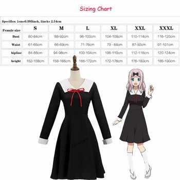 Kaguya Sama Kærlighed er Krig Anime Cosplay Kaguya Chika Cosplay Kostume Parykker Japansk Skole Uniform Kvinder Sommeren Sailor Kjole