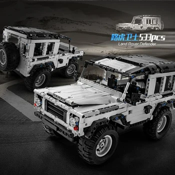 Technic Serien 553PCS Defender RC Bil Model, SUV DIY byggesten Bil Mursten Legetøj Til Børn Kompatibel Blok Toy