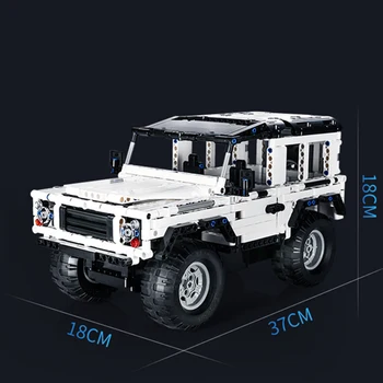 Technic Serien 553PCS Defender RC Bil Model, SUV DIY byggesten Bil Mursten Legetøj Til Børn Kompatibel Blok Toy