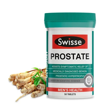 Swisse Mænd Sundheds-Prostata-Funktion Saw Palmetto Brændenælde Lycopen 50Tabs Benign Prostatahypertrofi Relief Prostata Udvidelsen