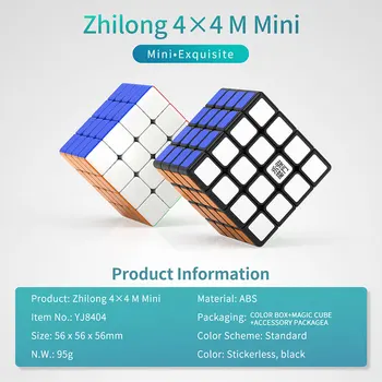YongJun ZhiLong Mini 4x4 Magnetiske Cube YJ 4x4x4 Magnet Speed Cube Stickerless Professionel Pædagogisk Twist Visdom Gåder