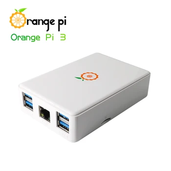 Orange Pi3 2G 8G EMMC+Power Supply+Beskyttende Sag, Understøtter Gigabit/wifi/BT/HDMI,Under Android 7.0, Ubuntu, Debian