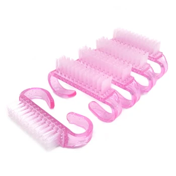 Nye 20pcs Negle Børste Rengøring Fjern Pink Støv, Pulver Plastic Cleaner Silicium Akryl UV Gel Negle Kunst Manicure Pleje Tilbehør