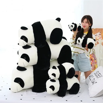 25-60cm 1Pc Stor Størrelse Panda Dukke creativ Plys Legetøj Baby Bjørn Pude Panda Klud Dukke Kids Legetøj Baby Fødselsdag Gave Til Børn