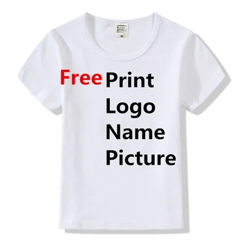 10stk Gratis Brugerdefinerede LOGO Design Billige T-Shirt til Mænd DIY Dit gerne Foto eller Logo Casual T-shirt, toppe tøj Tee