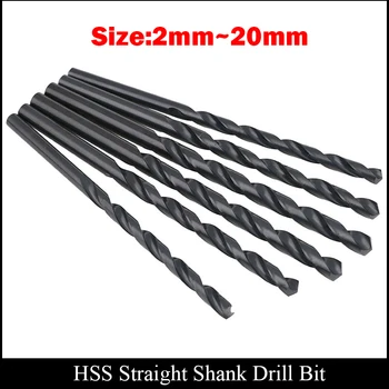 4.1 mm 4,2 mm 4.3 4.4 mm mm 4,5 mm Metal Træ AL Magt Værktøj High Speed Stål, HSS Sort Færdig Spiral Lige Skaft Twist Drill Bit