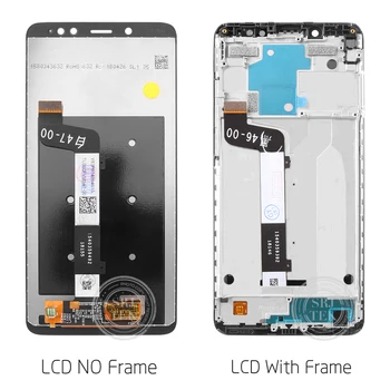 Original LCD-For Xiaomi Redmi Note 5 Pro Primære Skærm Touch screen Digitizer + Ramme til Xiaomi Redmi Note 5 LCD-Snapdragon-625