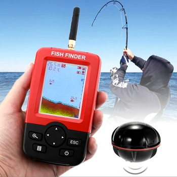 Echo-ekkolod Smarte Bærbare Fiskeri Hjælper Dybde fishfinder 100M Trådløst Ekkolod Sensor Ekkolod Fishfinder Søen havfiskeri