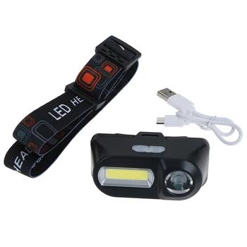Mini COB LED-Lygten, Lygten, Lommelygte USB-Genopladelige Fakkel Nat Lys