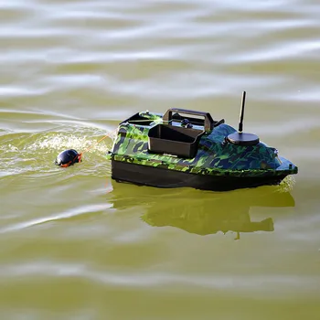 500M LED RC Karper Agn Båd Fishfinder Speedbåd Karper Fisk Krog Indlæg Båd Med GPS-Position + Camo Håndtaske &2 Batterier